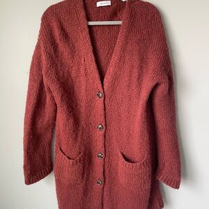 Sita Murt Alpaca Blend oversized Cardigan Sweater Duster button cozy soft girl